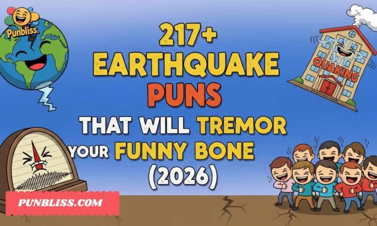 217+ Earthquake Puns That Will Tremor Your Funny Bone (2026)