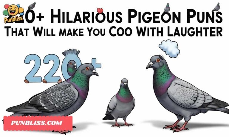 220+ Hilarious Pigeon Puns That Will Make You Coo With Laughter