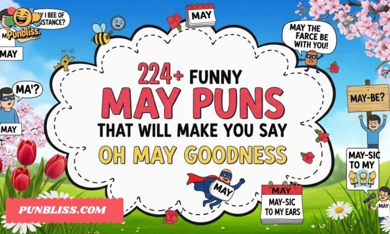 224+ Funny May Puns That Will Make You Say Oh May Goodness 