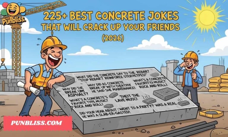 225+ Best Concrete Jokes That Will Crack Up Your Friends (2026)