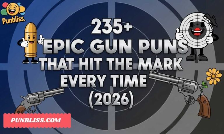 235+ Epic Gun Puns That Hit the Mark Every Time (2026)