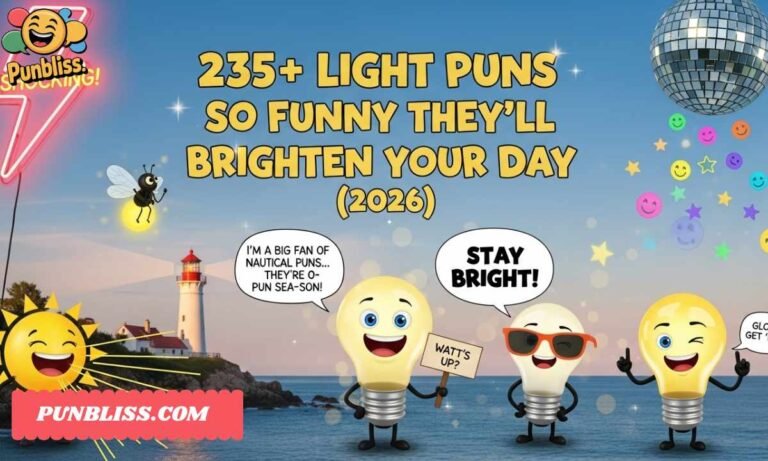 _235+ Light Puns So Funny They’ll Brighten Your Day (2026)