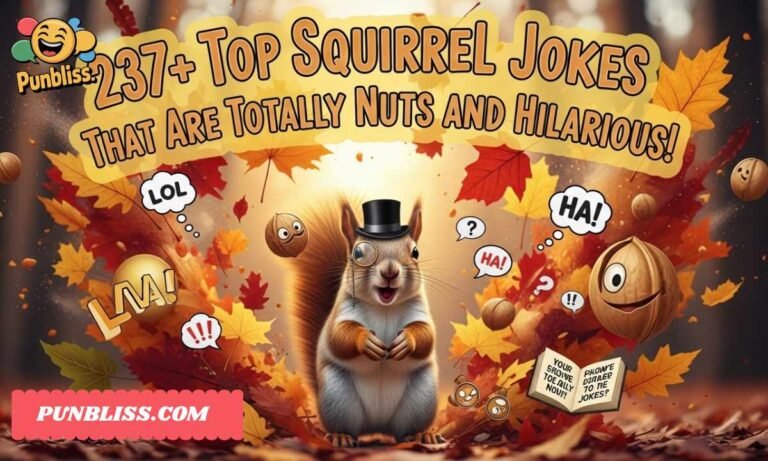 237+ Top Squirrel Jokes That Are Totally Nuts and Hilarious!