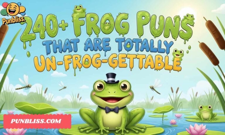 240+ Frog Puns That Are Totally Un-frog-gettable