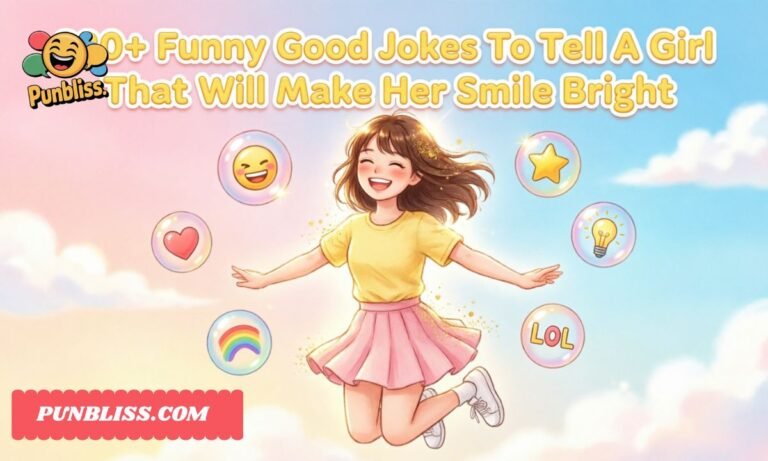 320+ Funny Good Jokes To Tell A Girl That Will Make Her Smile Bright