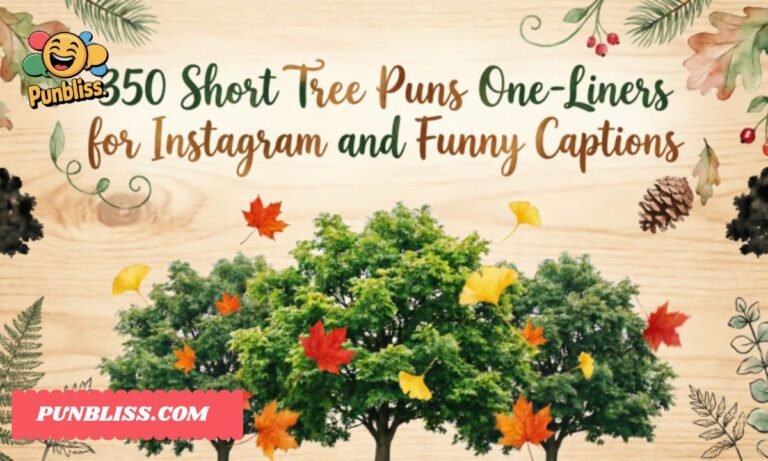 350 Short Tree Puns One-Liners for Instagram and Funny Captions