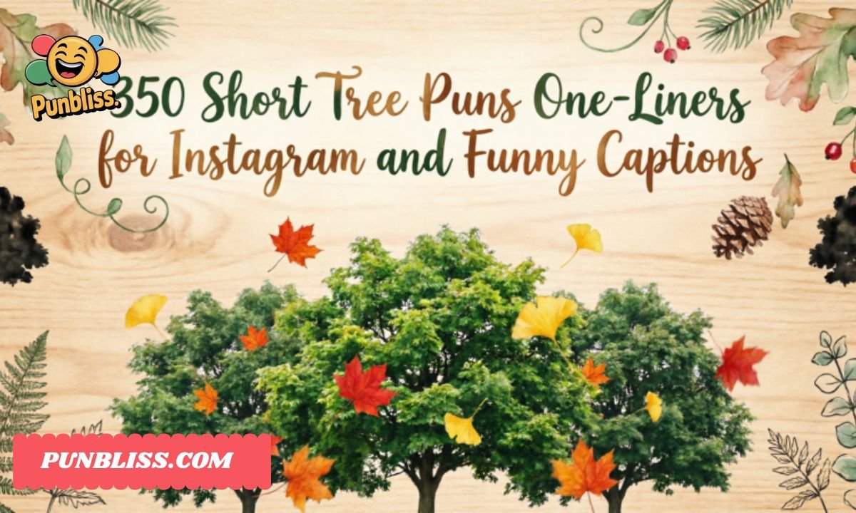 Tree Liners 350 Short Tree Puns One-Liners for Instagram and Funny Captions
