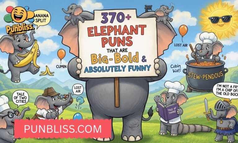 370+ Elephant Puns That Are Big, Bold & Absolutely Funny
