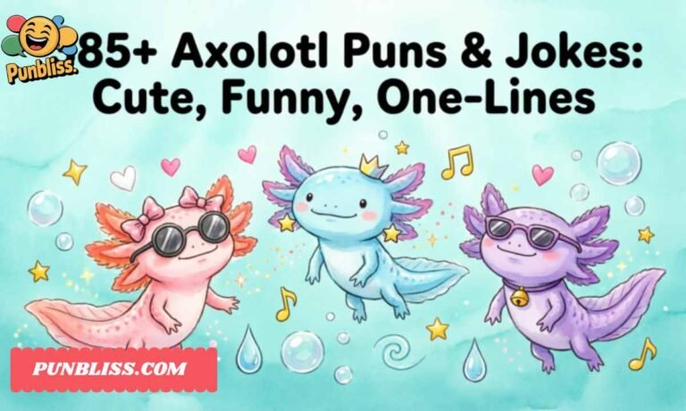 385+ Axolotl Puns & Jokes Cute, Funny, One-Liners