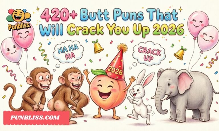 420+ Butt Puns That Will Crack You Up in (2026)