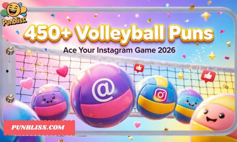 450+ Funny Volleyball Puns to Ace Your Instagram Game (2026)