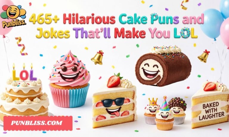 465+ Hilarious Cake Puns and Jokes That’ll Make You LOL