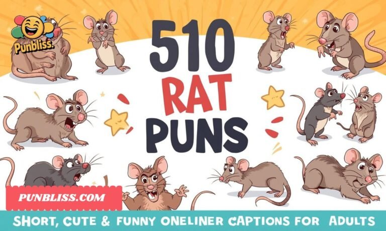 510 Rat Puns Short, Cute & Funny One-Liner Captions For Adults