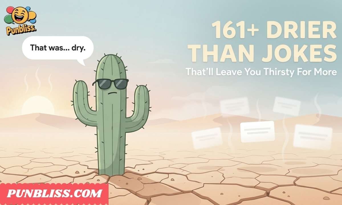 161 Plus Drier Than Jokes That'll Leave You Thirsty For More