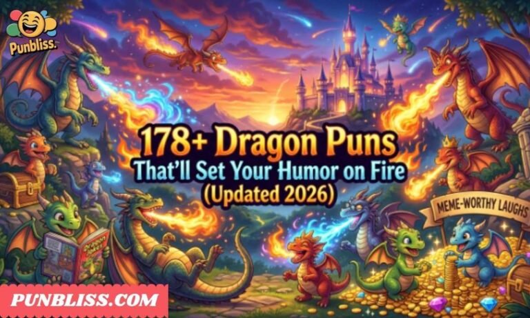 178+ Dragon Puns That'll Set Your Humor