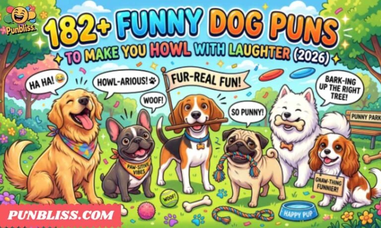 182+ Funny Dog Puns