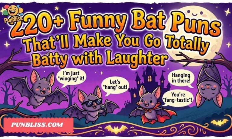 220+ Funny Bat Puns