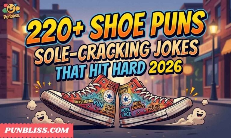 220+ Shoe Puns Sole-Cracking Jokes