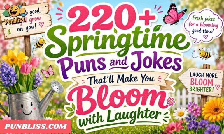 220+ Springtime Puns and Jokes