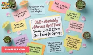 260+ Absolutely Hilarious April Puns Funny, Cute & Clever One-Liners for Spring 260+ Absolutely Hilarious April Puns Funny, Cute & Clever One-Liners for Spring
