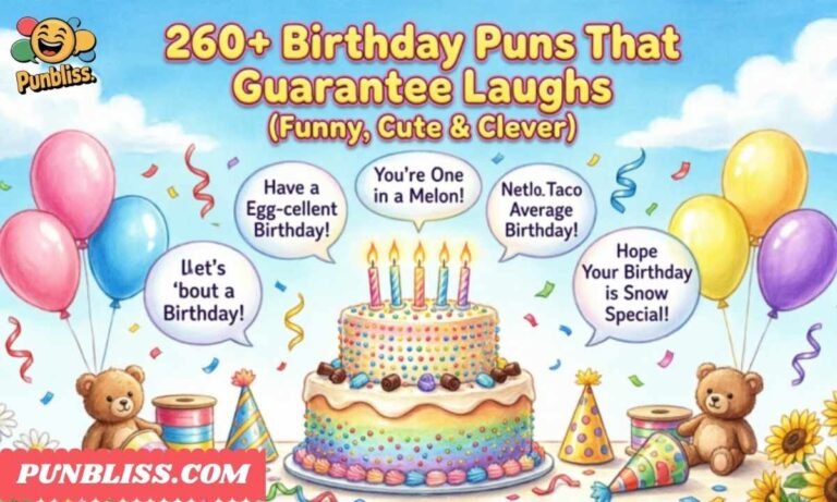 260+ Birthday Puns That Guarantee Laughs