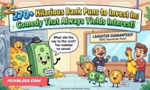 270+ Hilarious Bank Puns to Invest In: Comedy That Always Yields Interest! 270+ Hilarious Bank Puns to Invest In