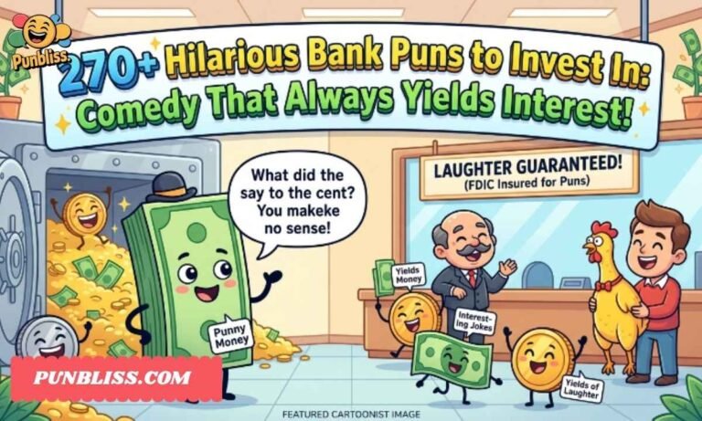 270+ Hilarious Bank Puns to Invest In