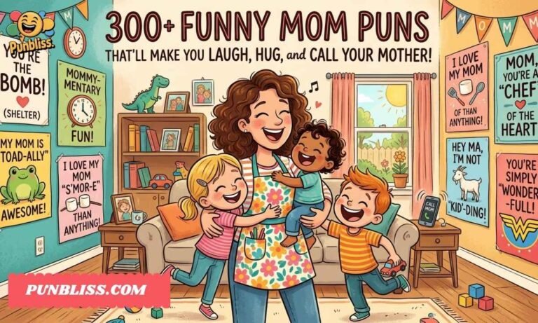 300+ Funny Mom Puns