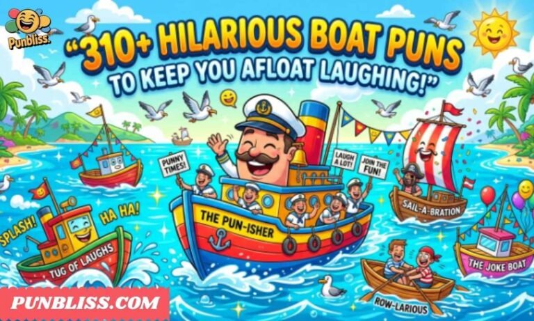 310+ Hilarious Boat Puns
