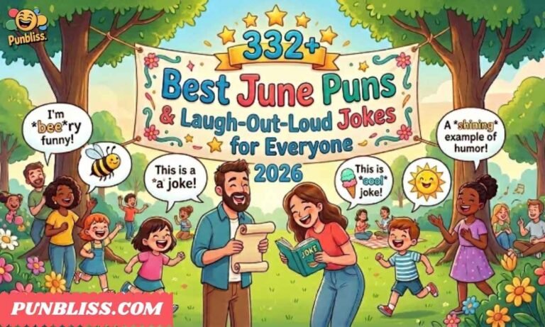 332+ Best June Puns Laugh-Out-Loud Jokes