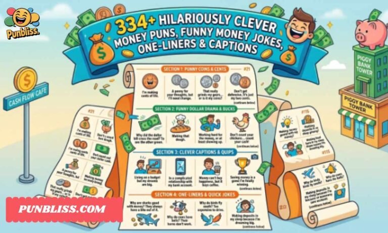 334+ Hilariously Clever Money Puns