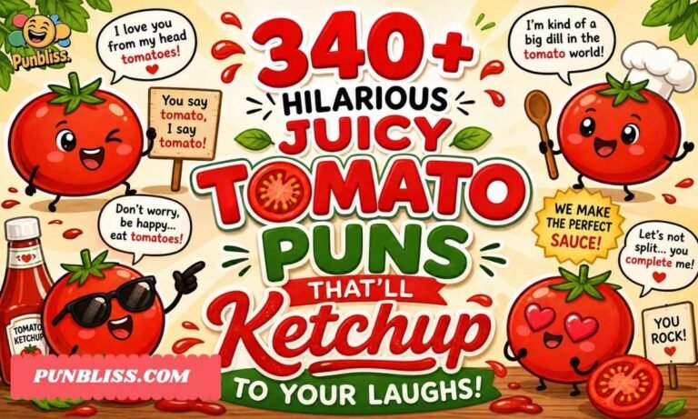 340+ Hilarious Juicy Tomato Puns