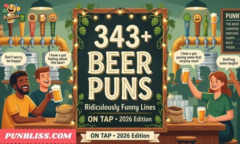 343+ Beer Puns Ridiculously Funny Lines on Tap 2026