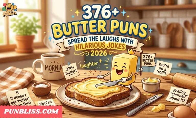 376+ Butter Puns Spread the Laughs