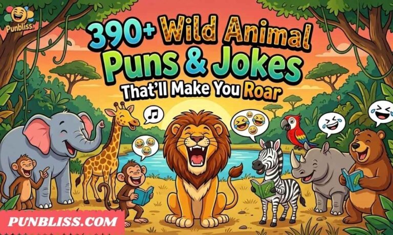 390+ Wild Animal Puns & Jokes That’ll Make You Roar