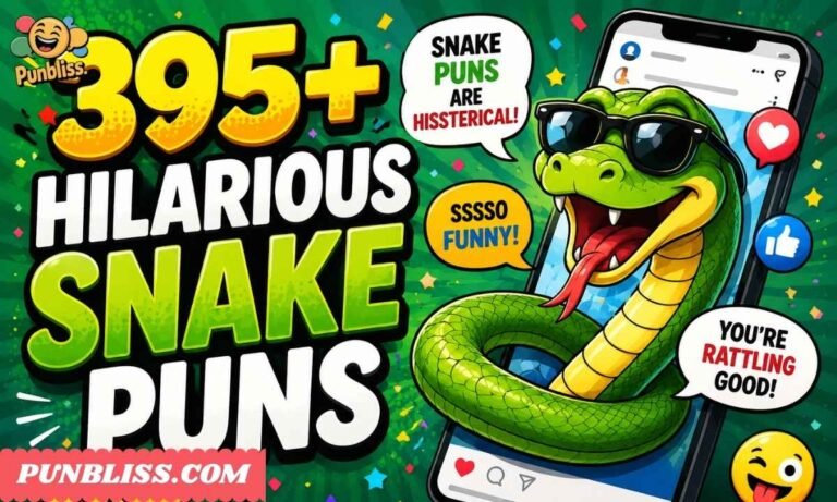 395+ Hilarious Snake Puns