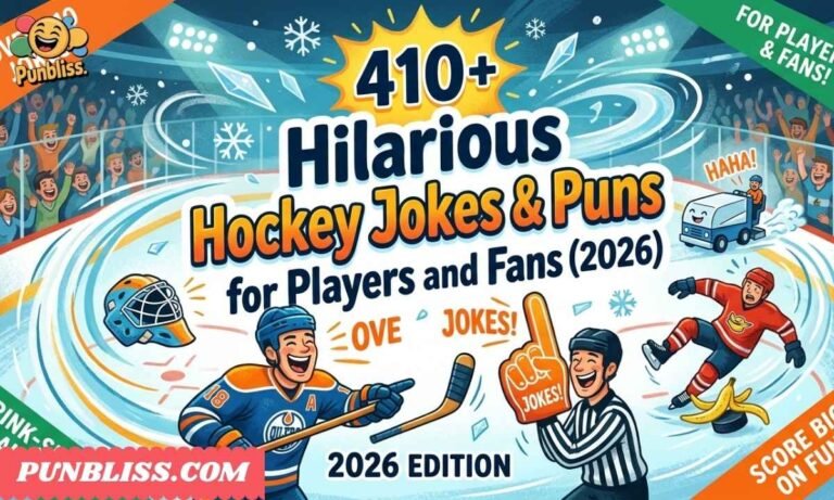 410+ Hilarious Hockey Jokes & Puns