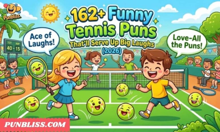 162+ Funny Tennis Puns