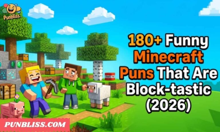 180+ Funny Minecraft Puns