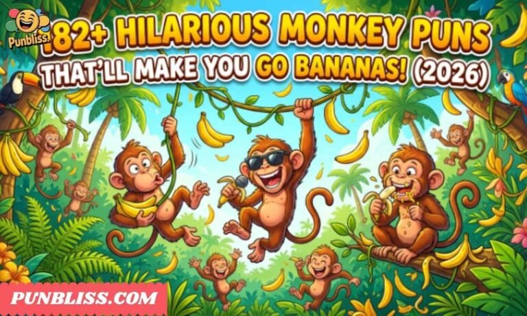 182+ Hilarious Monkey Puns