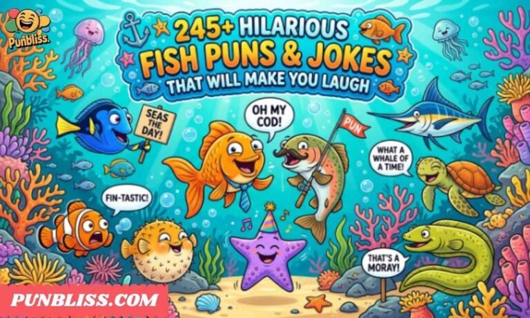 245+ Hilarious Fish Puns & Jokes