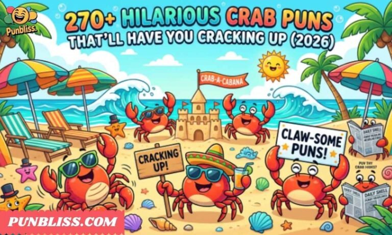 270+ Hilarious Crab Puns