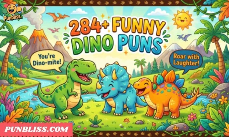284+ Funny Dino Puns