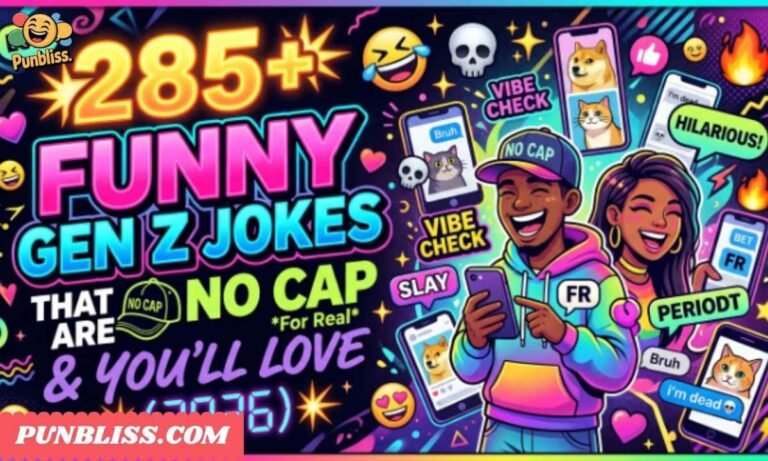 285+ Funny Gen Z Jokes That Are No Cap