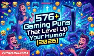 576+ Gaming Puns That Level Up Your Humor 2026 576+ Gaming Puns