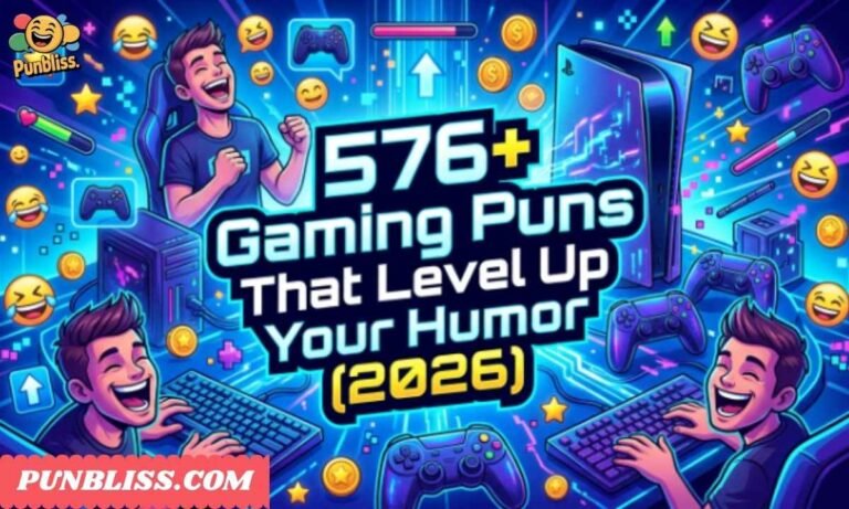 576+ Gaming Puns
