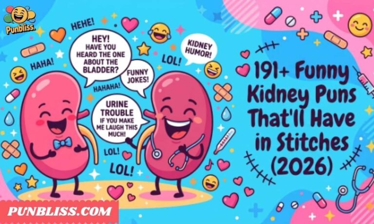 191+ Funny Kidney Puns