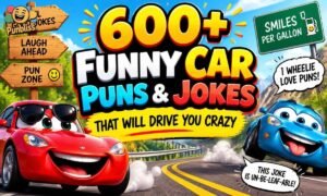600+ Funny Car Puns and Jokes That Will Drive You Crazy Funny Car Puns & Jokes