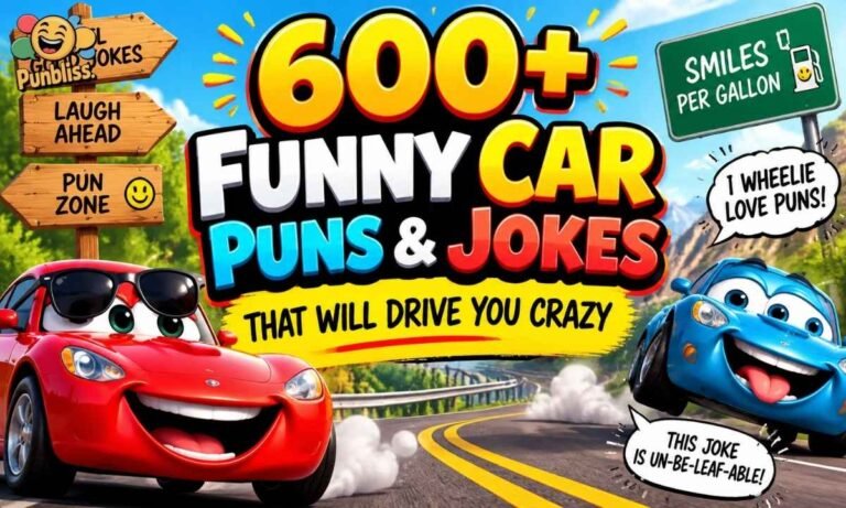 Funny Car Puns & Jokes