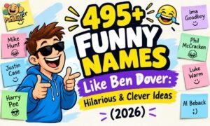495+ Funny Names Like Ben Dover: Hilarious & Clever Ideas (2026) Funny Names Like Ben Dover